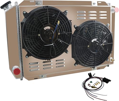 Miniatura 3 de Termóstato de ventilador de cubierta de radiador de 3 filas para 1979-1993 80 82 FORD MUSTANG 5.0L V8 MT