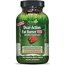 Irwin Naturals Dual-Action Fat Burner Red with Nitric Oxide Booster 75 Sgels