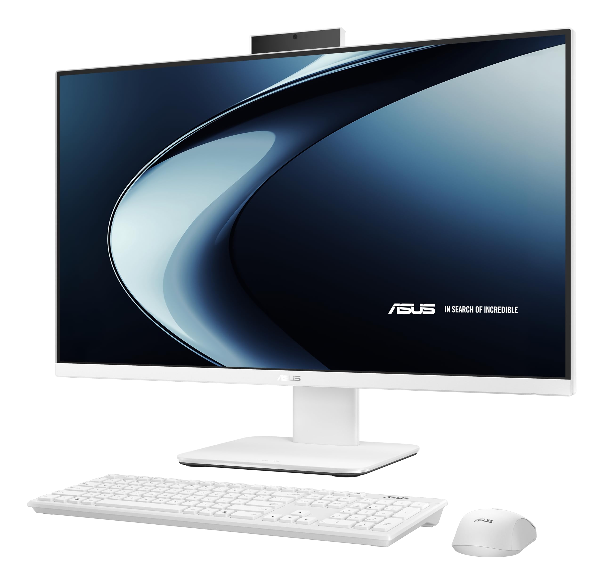 ASUS,ASUS V400 AiO V470VAK-WPE1530 - Sobremesa Todo en uno 27" Full HD (Intel Core 7 240H, 16GB RAM, 512GB SSD, Graphics, Sin Sistema Operativo) Blanco - Teclado QWERTY español