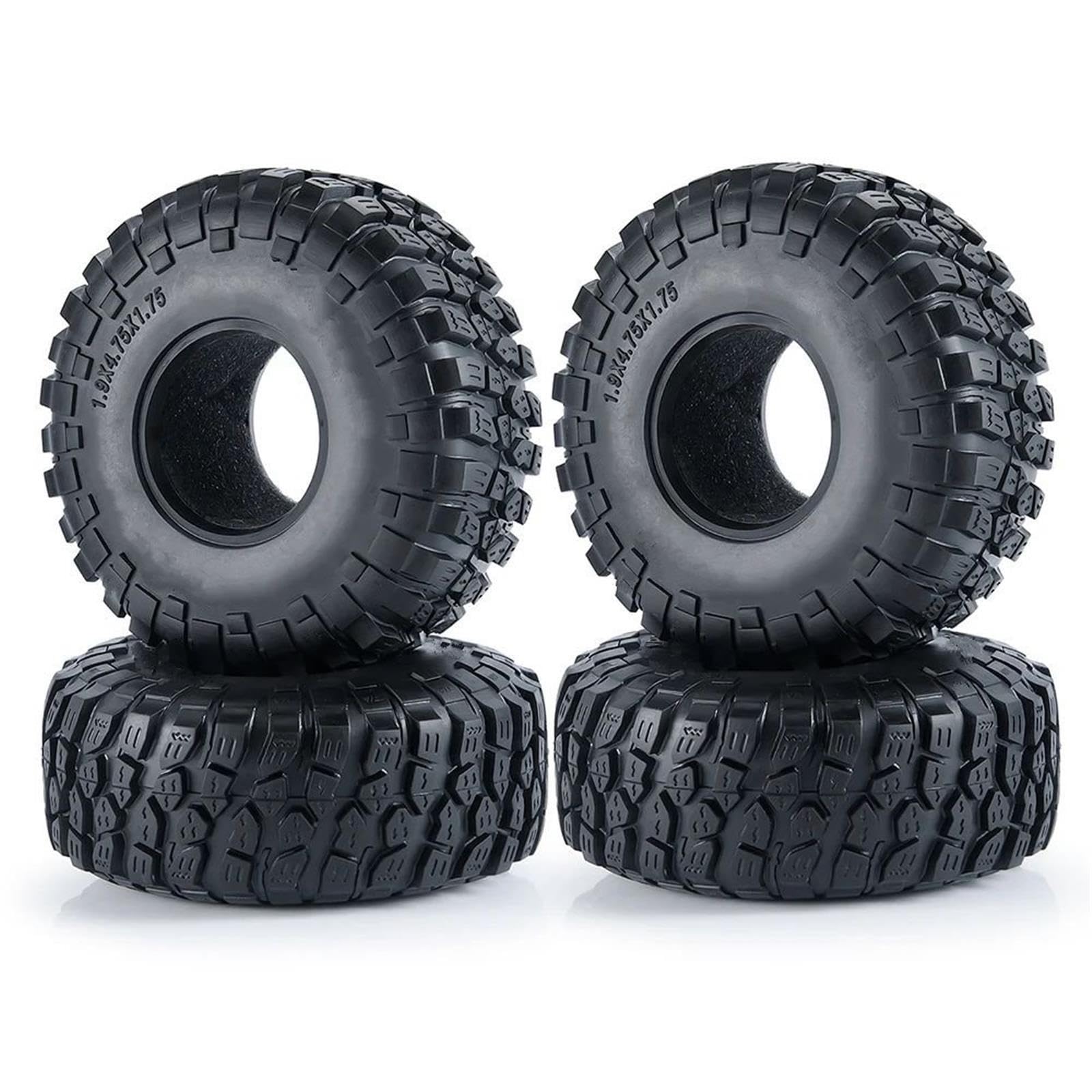 Pneus Roue 1.9 Pouces pour Axial pour SCX10 90046 AXI03007 1/10