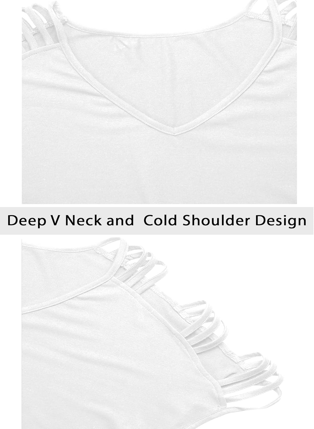 Remidoo Cold Shoulder Tops for Women V Neck Sexy Tops Short Sleeve Tie Dye Shirt Concert Outfits - Image 4