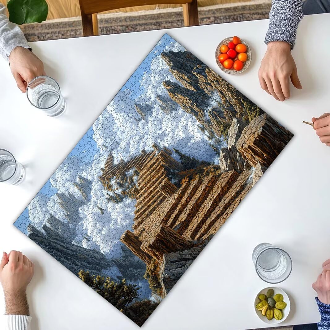 Puzzle Paesaggio, Puzzle 1000 Pezzi Adulti per Decor, Regalo Donna -8462