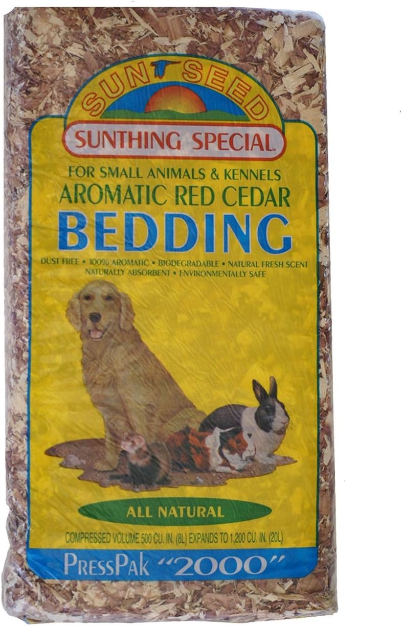 SUNSEED COMPANY 079622 Aromatic Red Cedar Bedding, 2000 CI