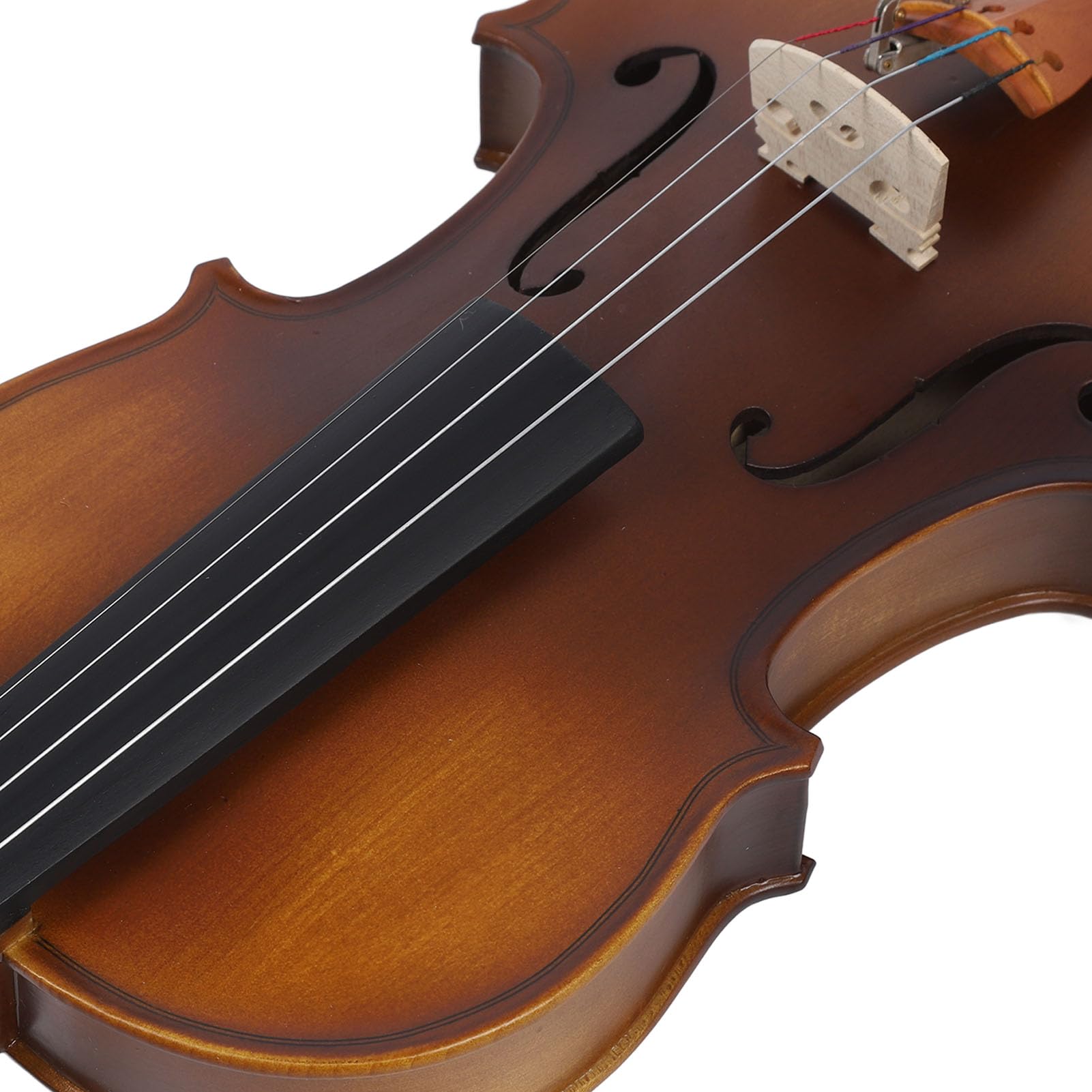 Jiawu Set di Violino per Principianti, Kit Iniziale per Violino da Costruzione in Legno Massello, Set Completo di con Accessori Completi per Principianti Bambini Adulti