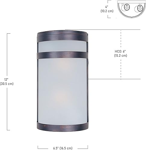 Miniatura 2 de Arco - Soporte de pared para exteriores con dos luces