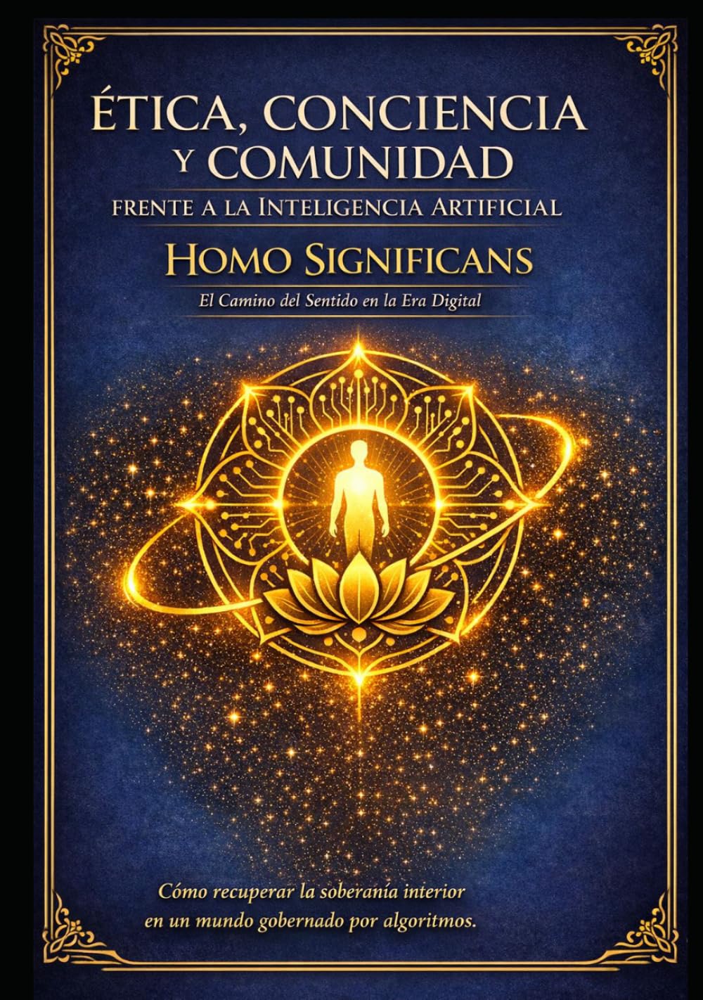 Ética, Conciencia y Comunidad frente a la Inteligencia Artificial Homo Significans: El Camino del Sentido en la Era Digital: Cómo recuperar la soberanía interior en un mundo gobernado por algoritmos