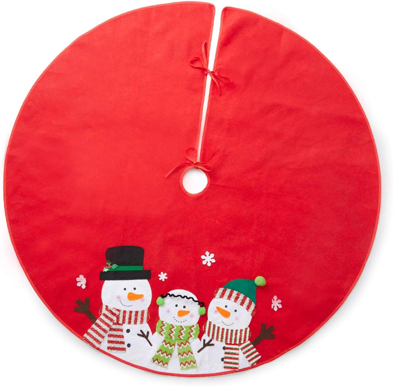 iEnjoyware Christmas Tree Skirt 48 inches Snowman Xmas