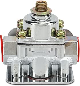 Kraftstoffdruckregler 12-804 Für Holley & Edelbrock Vergaser | 1–4 Psi, Zinklegierung