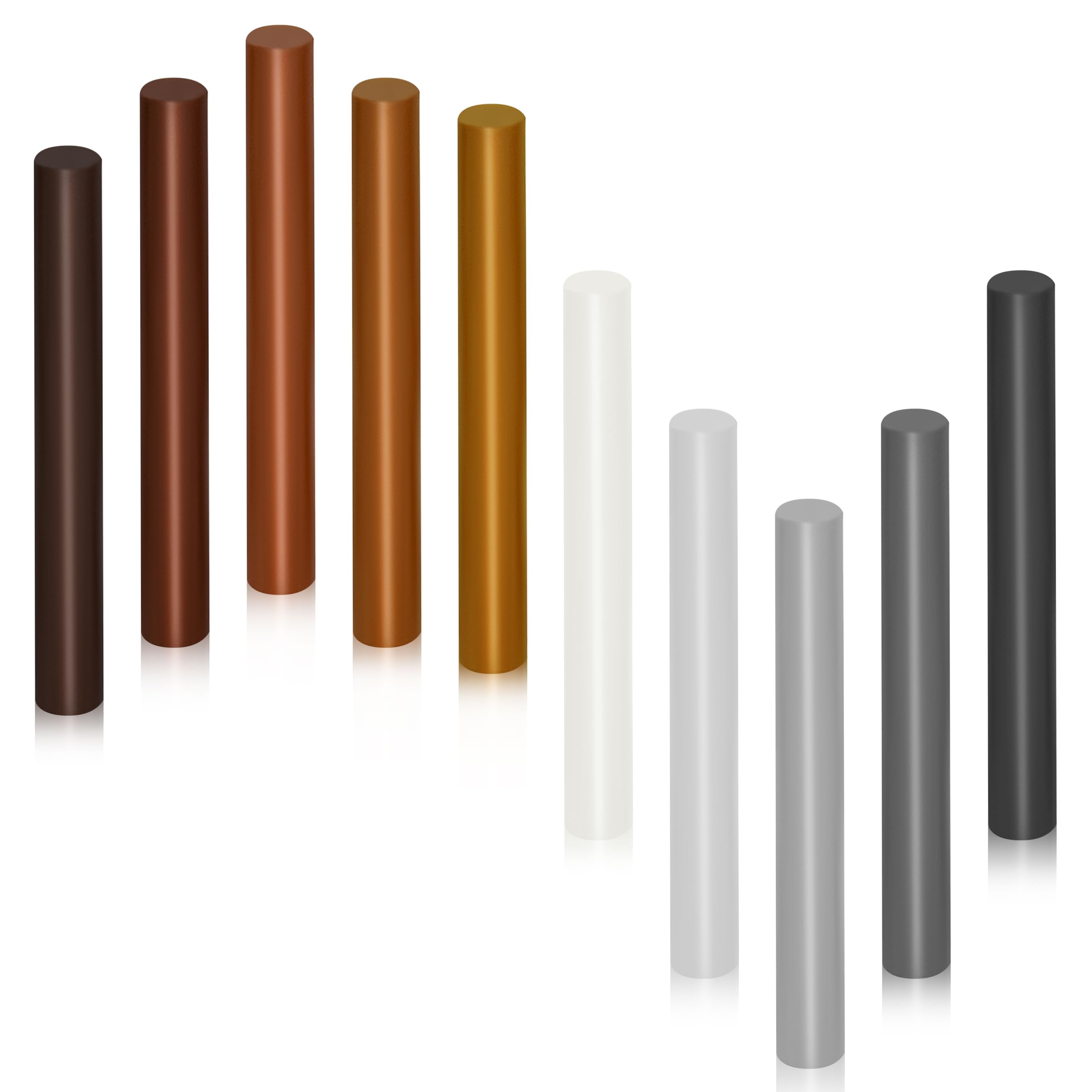 Pronese Multicolour-A 11Cm Wax Filler Sticks With Scraper For Wood Repair Kit, Furniture Repair Kit, Wood Filler Sticks, Wood Scratch Repair, Laminate Floor Repair Kit (10 Pcs)