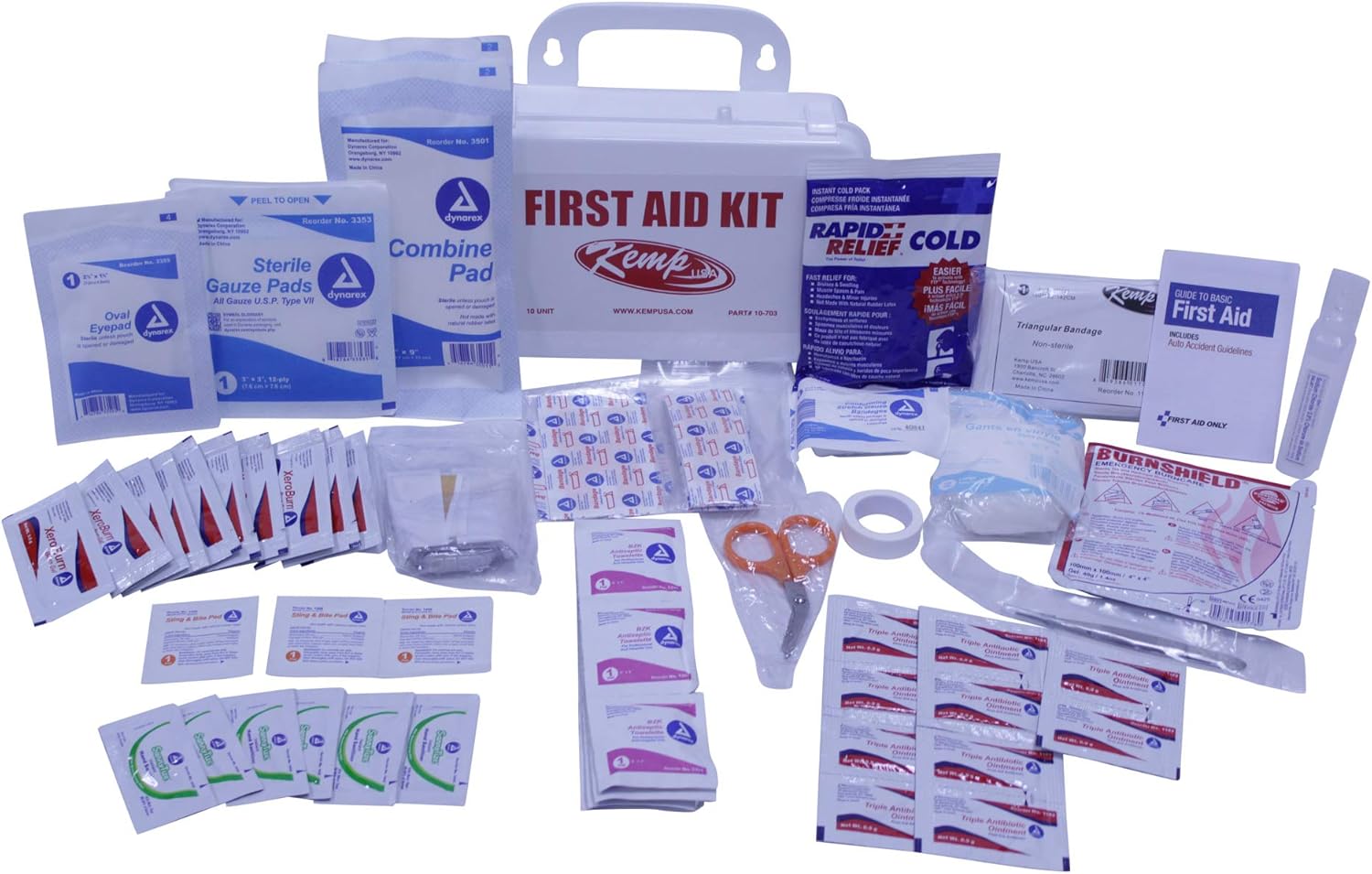 Kemp USA 10 Unit First Aid Kit