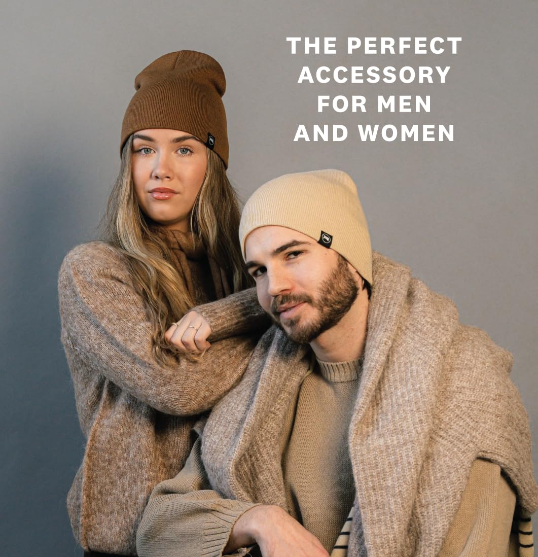 Evony oryginalna czapka beanie - miękka dzianinowa czapka beanie - ciepła i trwała