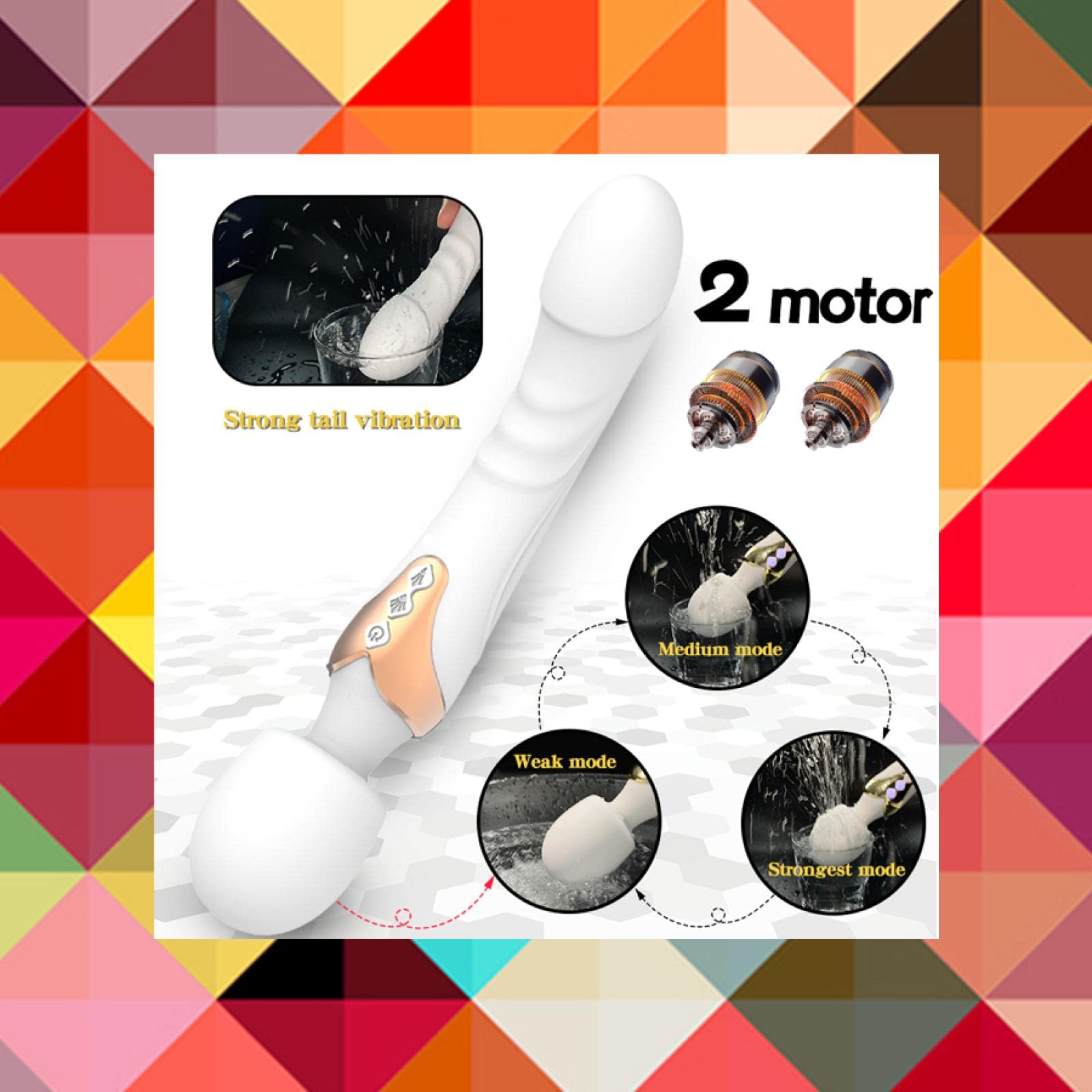 Dona Vibratori Vibratore AV Dildo Bacchetta per le donne Anale 10 modalità Stimolatore del clitoride Punto G Massaggiatore della vagina Giocattoli adulti del sesso per l'uomo 18 Real