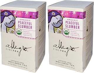 Allegro Tea, Organic Peaceful Slumber Tea Bags, 20 ct (Pack of 2)