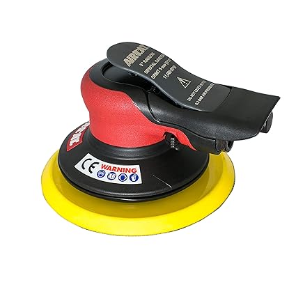 AIRCAT 6700-5-336 Non Vacuum Orbital Palm Sander, 0 V, Red/Black, 5-Inch
