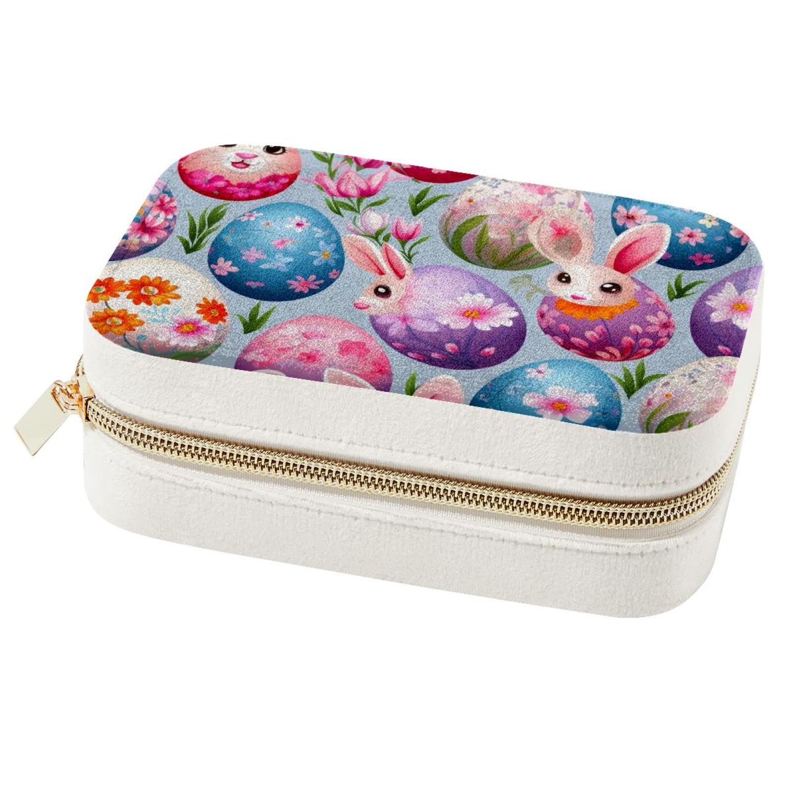 Boîte à bijoux portable pour colliers et bagues de voyage pour fille