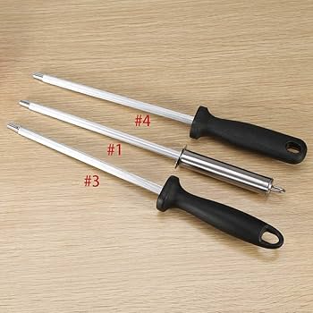 Amazon.co.jp: Mumusuki 楕円形ナイフ研ぎ石 プロ仕様 スチール