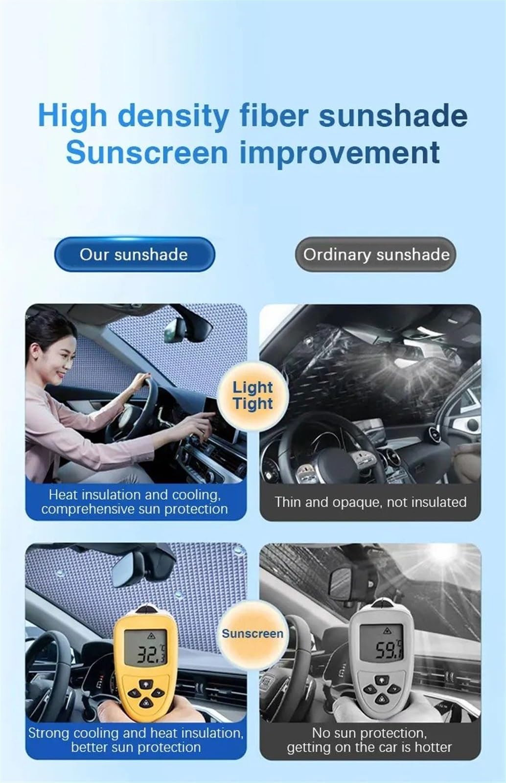 para Ford para S-MAX MK1 2006~2014 Parasol Protector Solar Parasoles Cubiertas Accesorios Cobertura Total Auto Coche Delantero(Rear sunshades)
