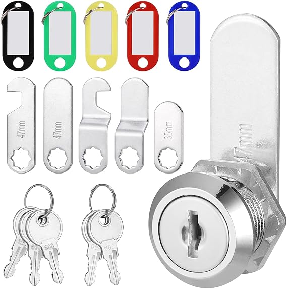 Hejo 16mm Security Mailbox Lock, Cam Lock Comes with 5 Different Lock