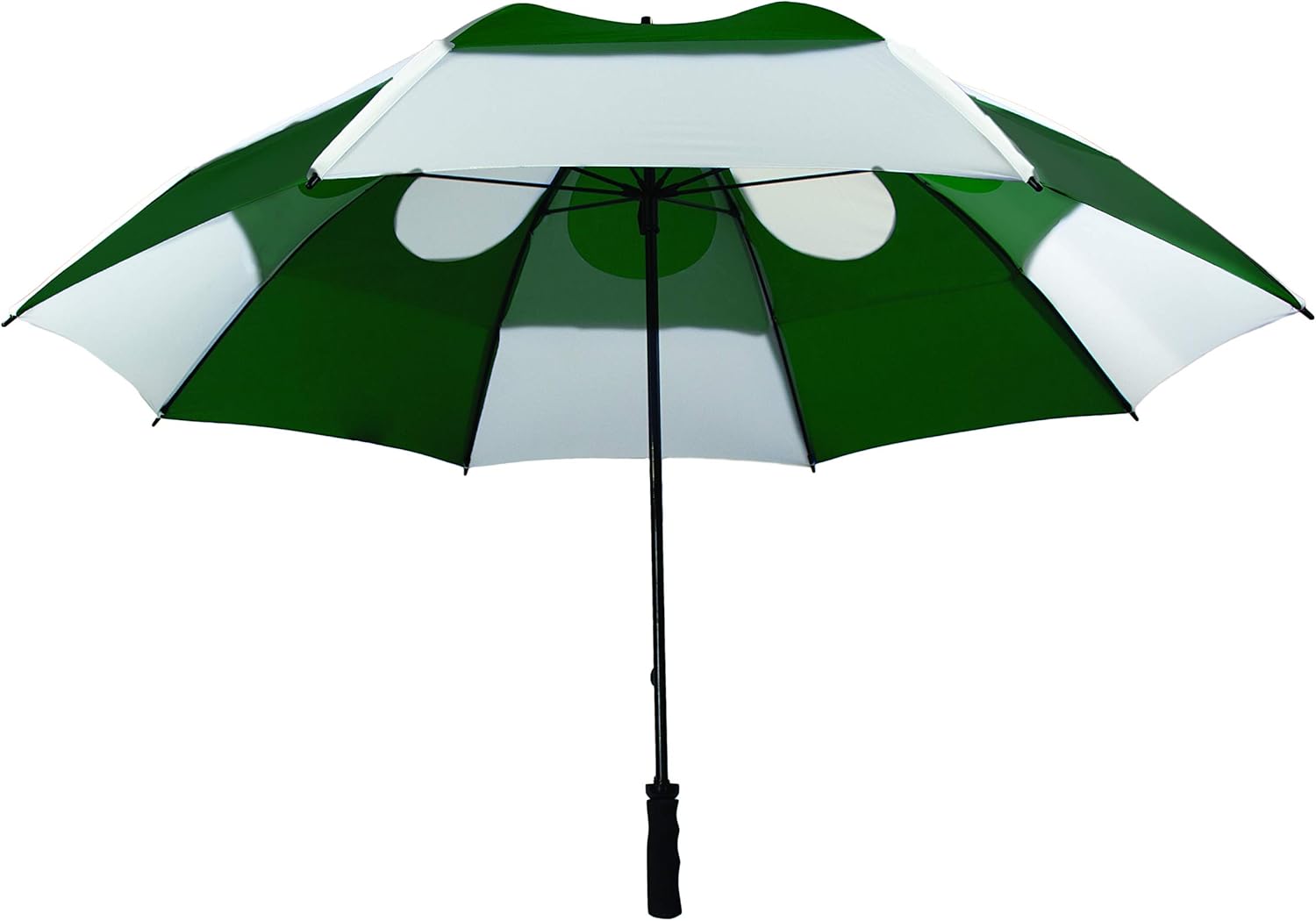 GustBuster Pro Series Extra Large Golf Umbrella Windproof 62-Inch (Style 5)(Hunter/White)