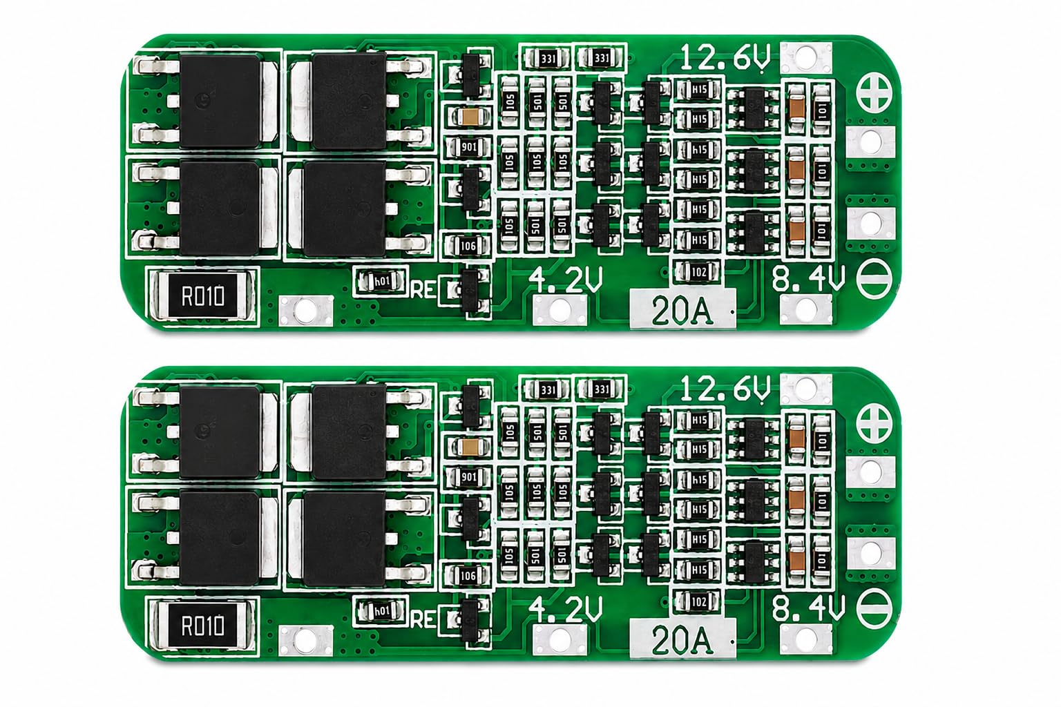 Pack of 2 | 3S 20A 12.6V | BMS Module, Lithium Battery Protection Board with Auto-Recovery & Short Circuit Protection for DIY Project Kits-picture-13