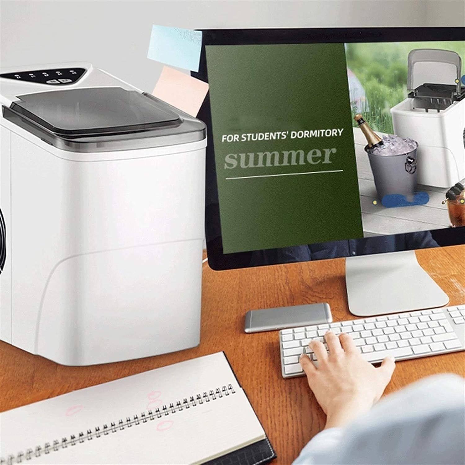 Countertop 9 Brunter Top 9 Bullet Ice Cube Maker Ready in 6-13 Minutes 2.2L Ice Maker for Home Kitchen Office Bar