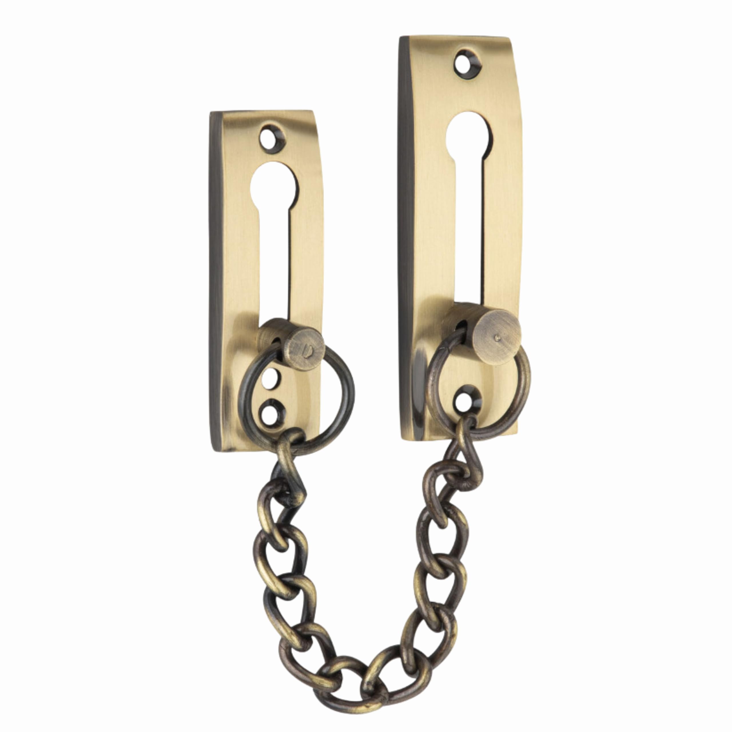 Brass Door Chain by Xpert (Pack of 1) Works with Chain Lock for Door & Door Lock - Door Chain Lock for Main Door & Safety Latch for Door - Latch Lock for Door & Door Safety (DC-145) — Amazon image 3