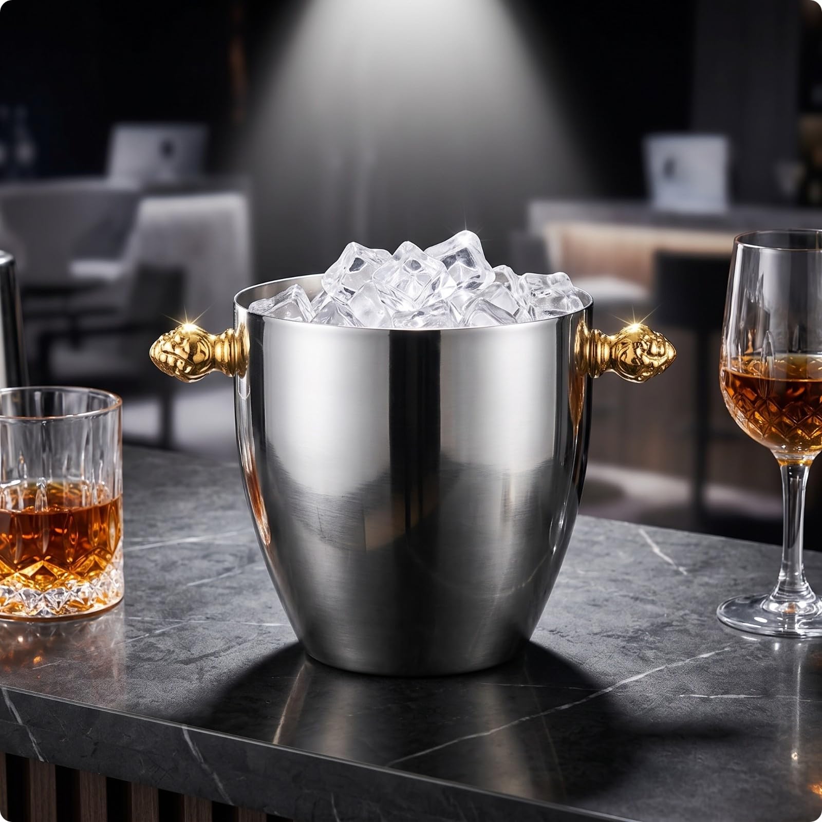 Cubitera Morno, Cubo para Hielo con, Cubeta con, Cenas, Invitados