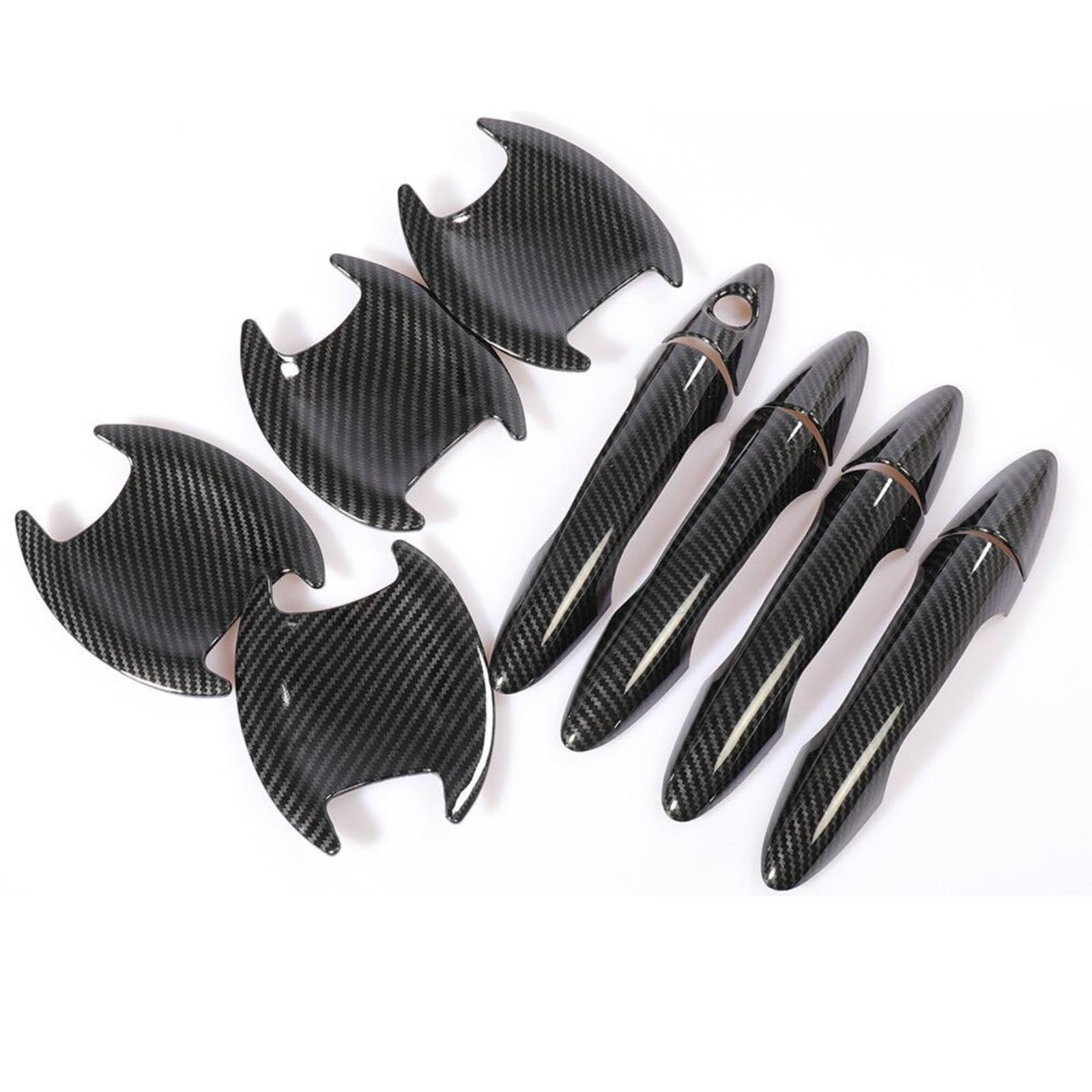 Autocollant poignée de porte Dodge Attitude 2010-2016 protection carbone bol
