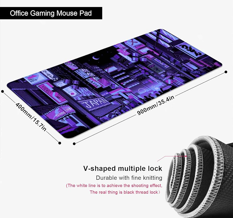 Macデスクトップ noritaka Sakura Red Moon Mountain Gaming Mouse Pad Desk Mat - Samurai
