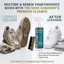 THE SHOE COMPANY Quick Shoe & Sneaker Spray Kit 500 ML with 1 Brush | Cleans Upto 500 Pairs of Shoes | Works on Sports, Leather, Canvas, Gym, White & School Shoes | Restores Shine & Brand New Look gallery image