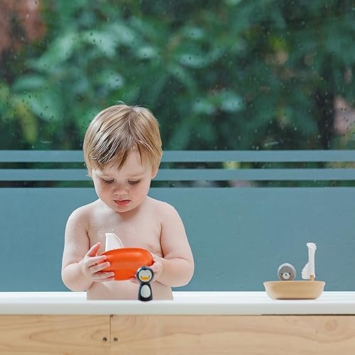 Miniatura 8 de PlanToys Sello de velero - Juguete de baño - Juguete de agua para niños - Juguete de baño para bebé a partir de 1 año - Set con velero y sello