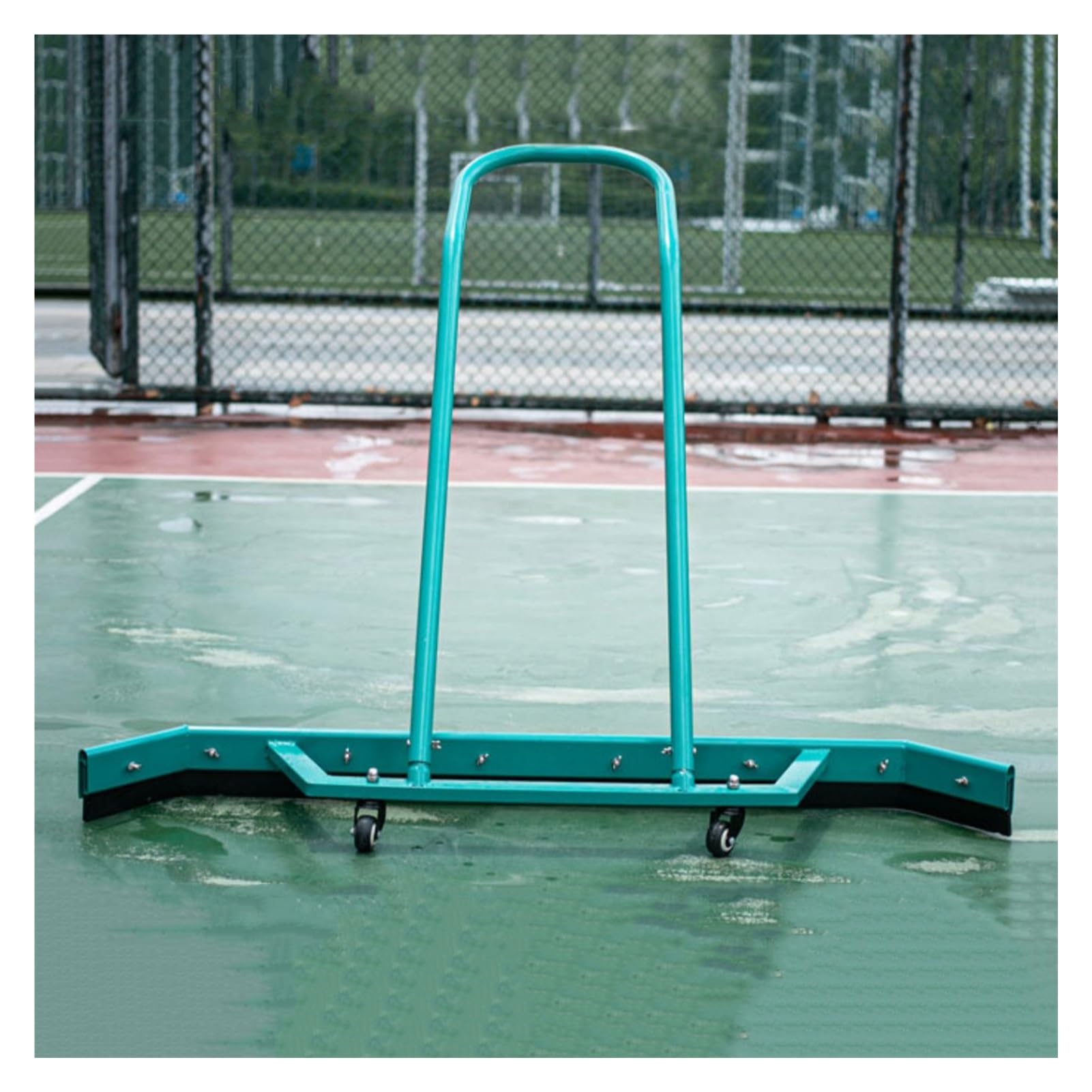 Raclette pour courts de tennis : éliminez l'eau stagnante du sol en aluminium