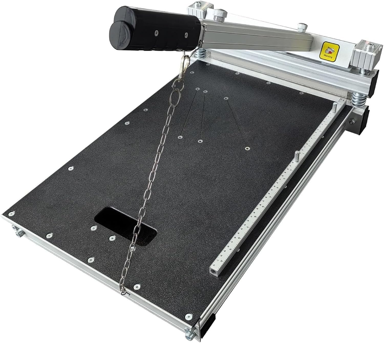 Maszyna do cięcia podłóg, przecinarka do podłóg laminowanych, narzędzia do podłóg, szerokość cięcia 340 mm, rozmiar paneli 550 x 500 mm, do podłóg wielowarstwowych, parkietów, gumy