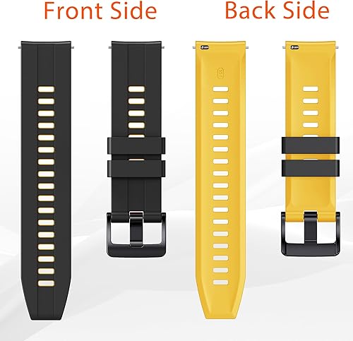 Miniatura 32 de ANCOOL Correa de reloj Garmin Venu 3/Venu 2/Forerunner 265 Band/Vivoactive 4 Band 0.866 in Silicona Watch Band para Forerunner 255