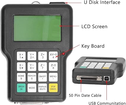 LiebeWH 3 Axis CNC Controller, 120V High Microstepping Anti-Vibration
