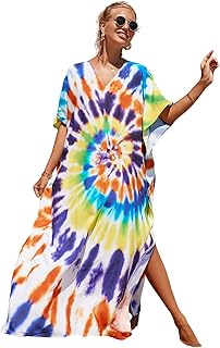 كاش مايوه كروشيه بدون أكمام لملابس السباحة البيكيني للنساء من شو داي فستان شاطئ تونيك توبات طويل دانتيل