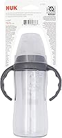 Vista 11 de NUK Taza para aprender, 10 onzas, Tritan Gray Star, sin BPA, a prueba de derrames