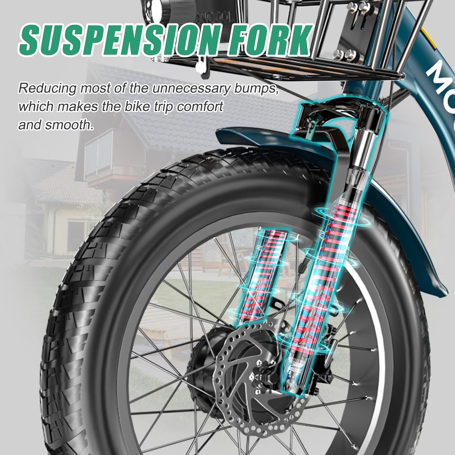 LILYPELLE Electric Tricycle for Adults, 20" x 4" Fat Tire Electric Trike, 48V 500W Motorized Electric Bicycle Bikes, 7 Speed 3 Wheels Ebike with Removable Battery, Aluminum Frame & Large Basket