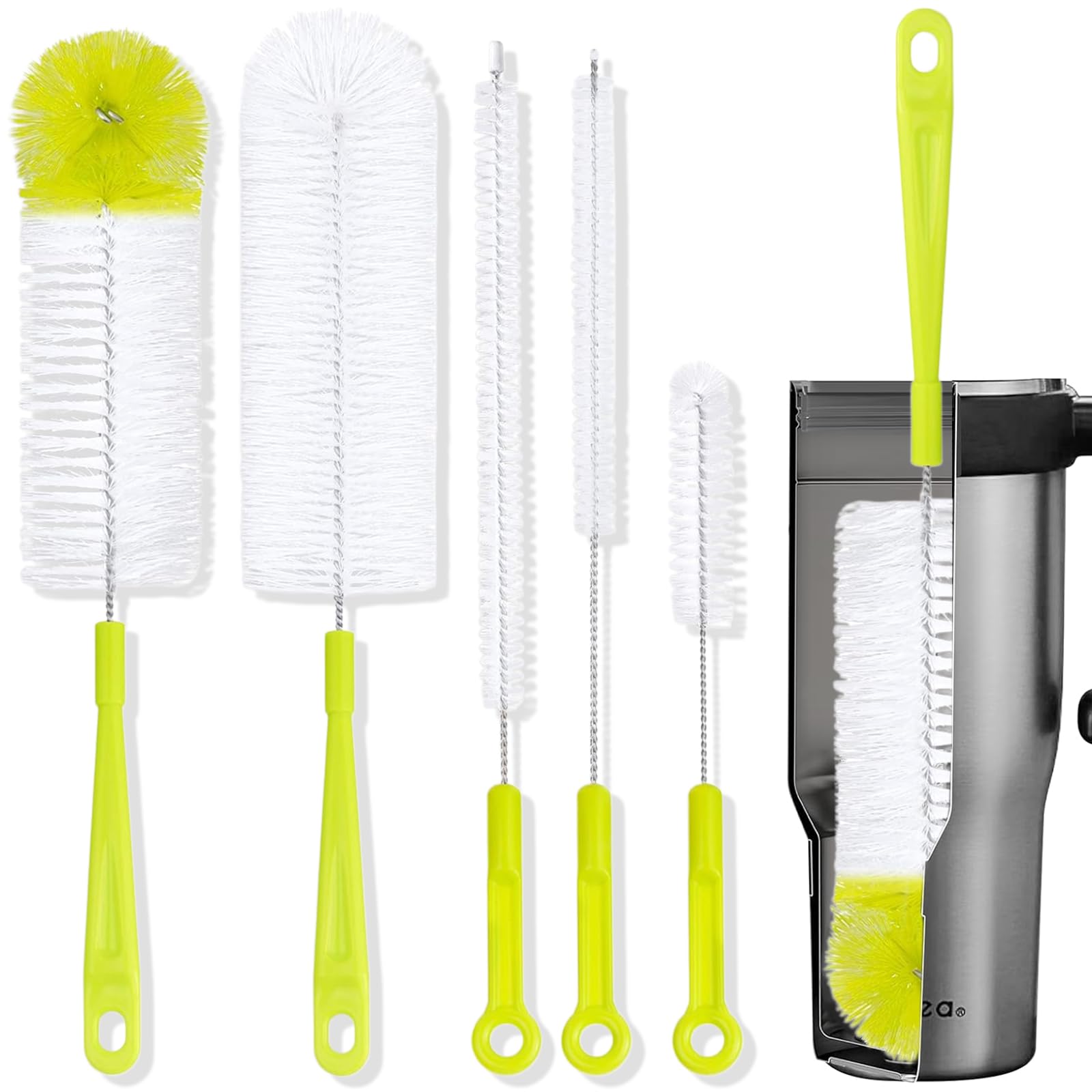Reutilizables vasos biberones y tazas set de cepillo largo