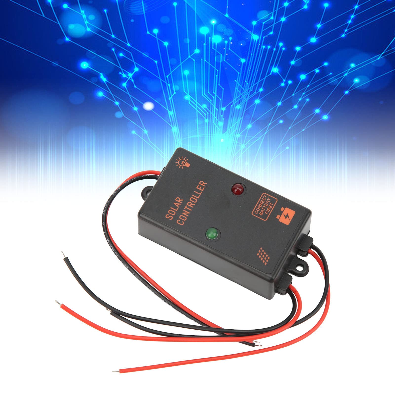 6V 12V 5A Automatische Anpassung Solar Wasserdichter Controller 24h Arbeit PWM Laderegler