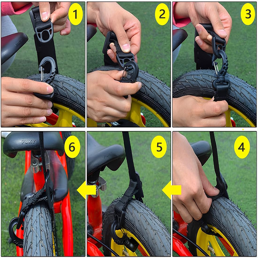 Correa de Hombro para Patinete, Correa Patinete Electrico Ajustable, Correa de Transporte Mano para Niños Bicicleta Plegable, Patinete Eléctrico Accesorios