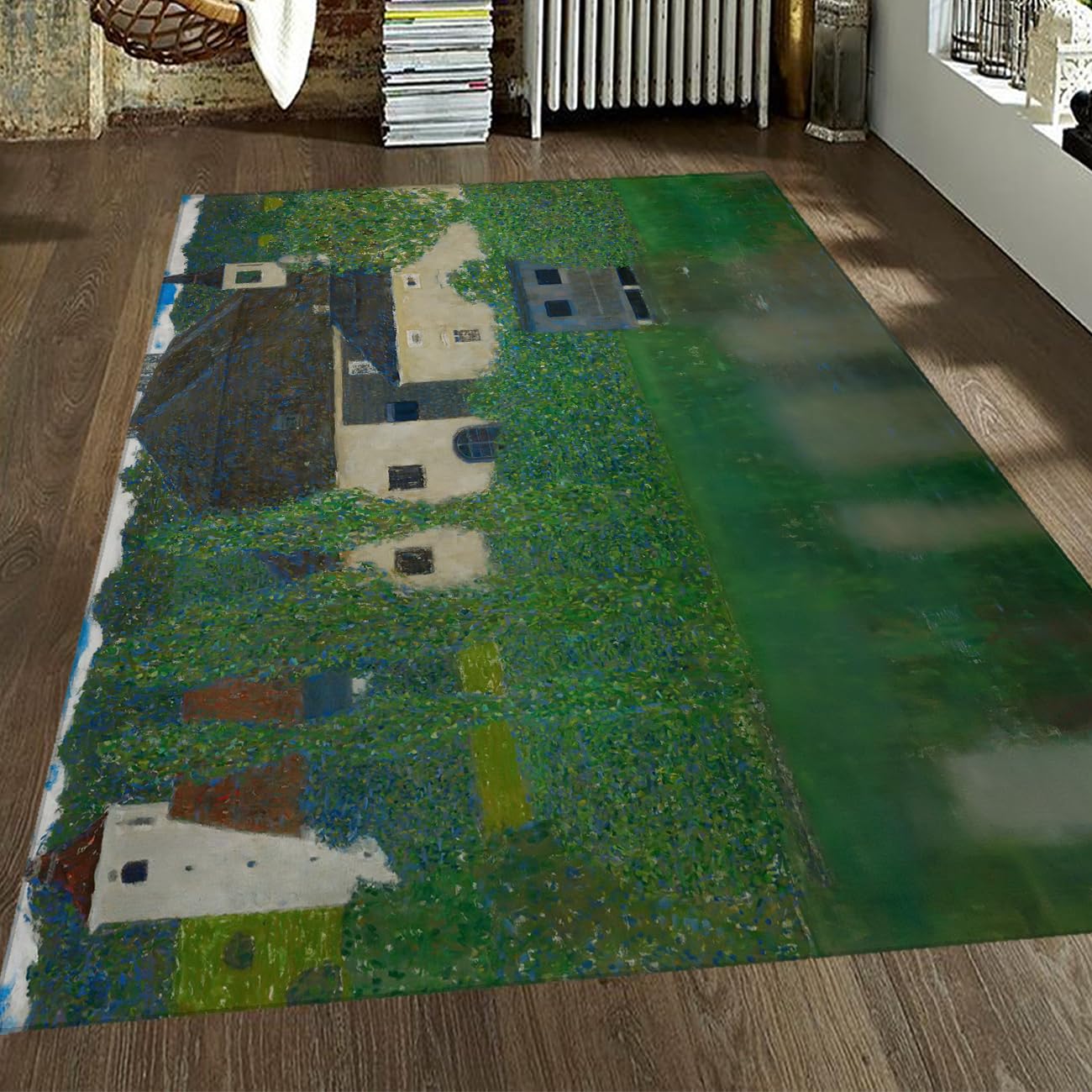 Tapis de sol Gustav Klimt décoration intérieure salon 180x270