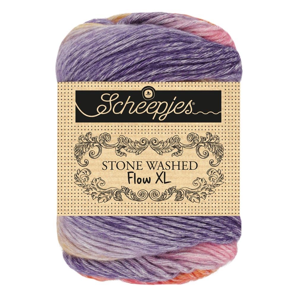 Scheepjes Stone Washed XL hilo de algodon de 65g en color Joy 06