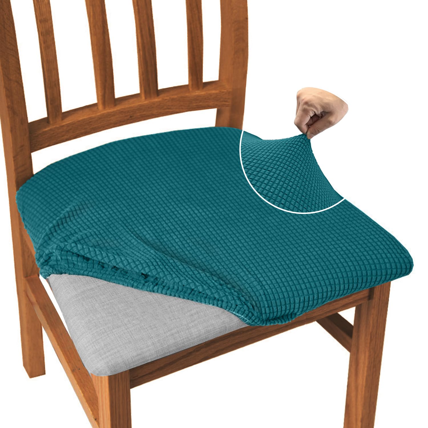 Granbest Jacquard Dining Chair Seat Covers Set of 4