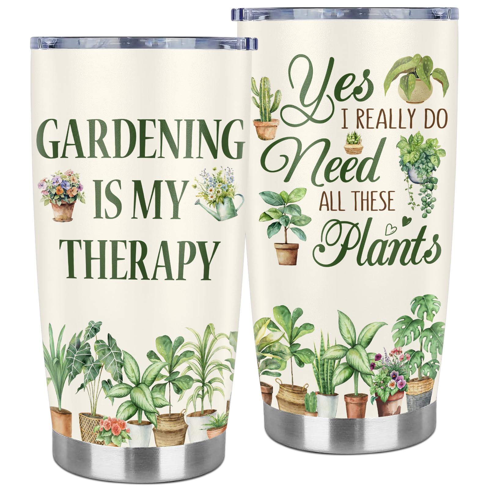 Gardening Gifts For Women - Plant Gifts for Plants Lovers, Birthday Gardening Gift For Mom, Plant Lady, Gardeners - 20oz Travel Tumbler