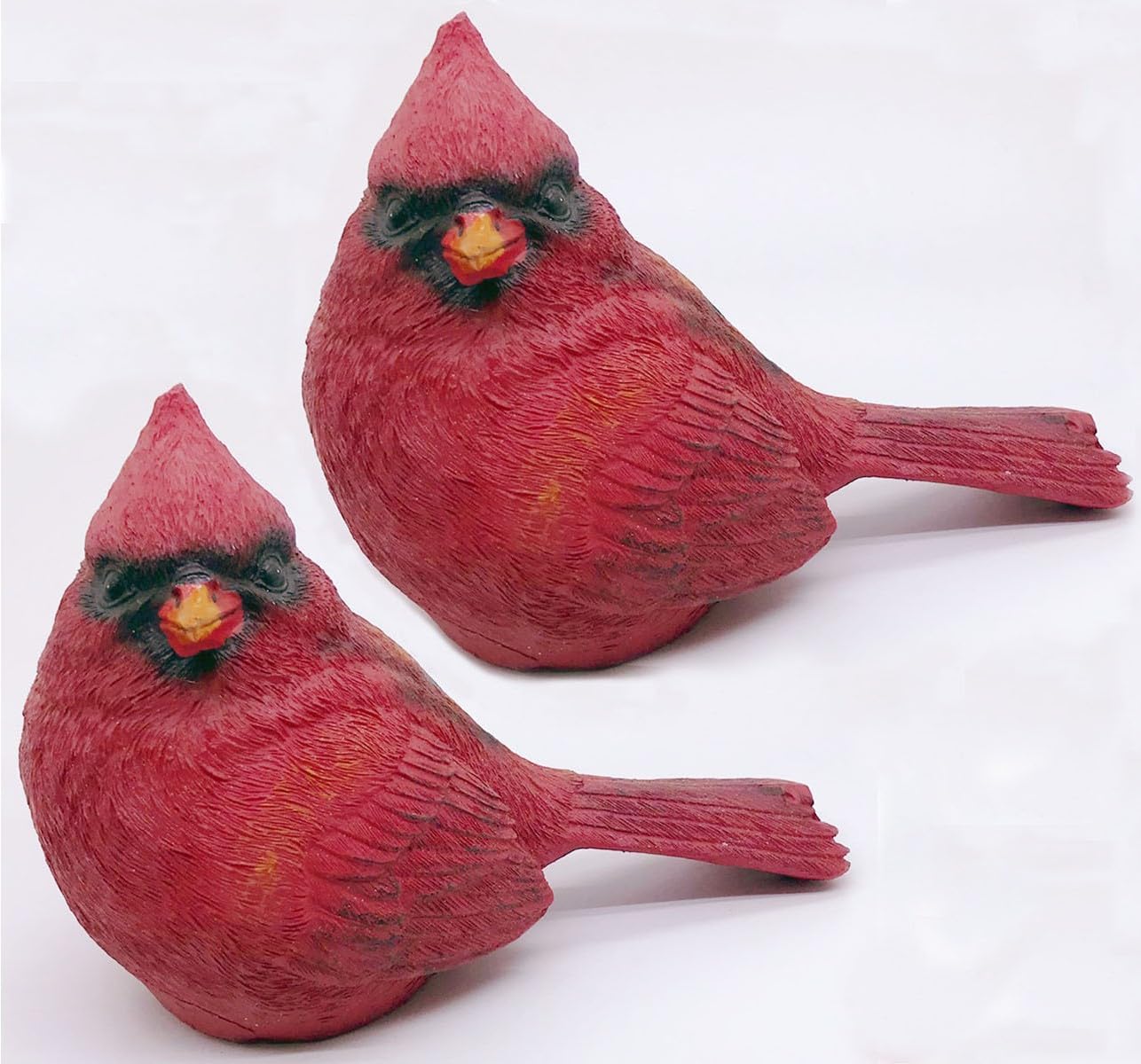 2 pcs Small Cardinal Figurine Decor Cardinal Gifts Cardinal