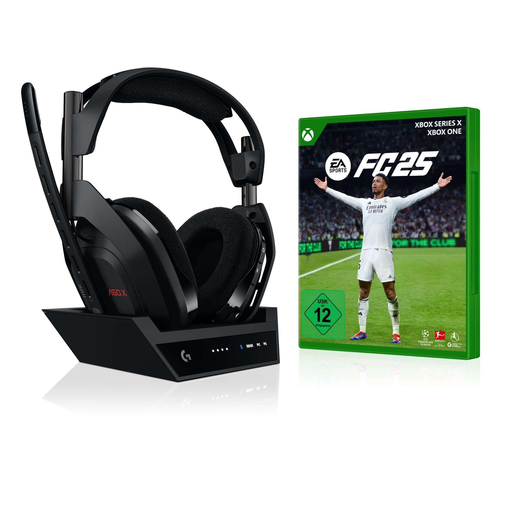 Logitech G Astro A50 X LIGHTSPEED Wireless Gaming Headset + Basisstation & EA SPORTS FC 25 (Xbox)
