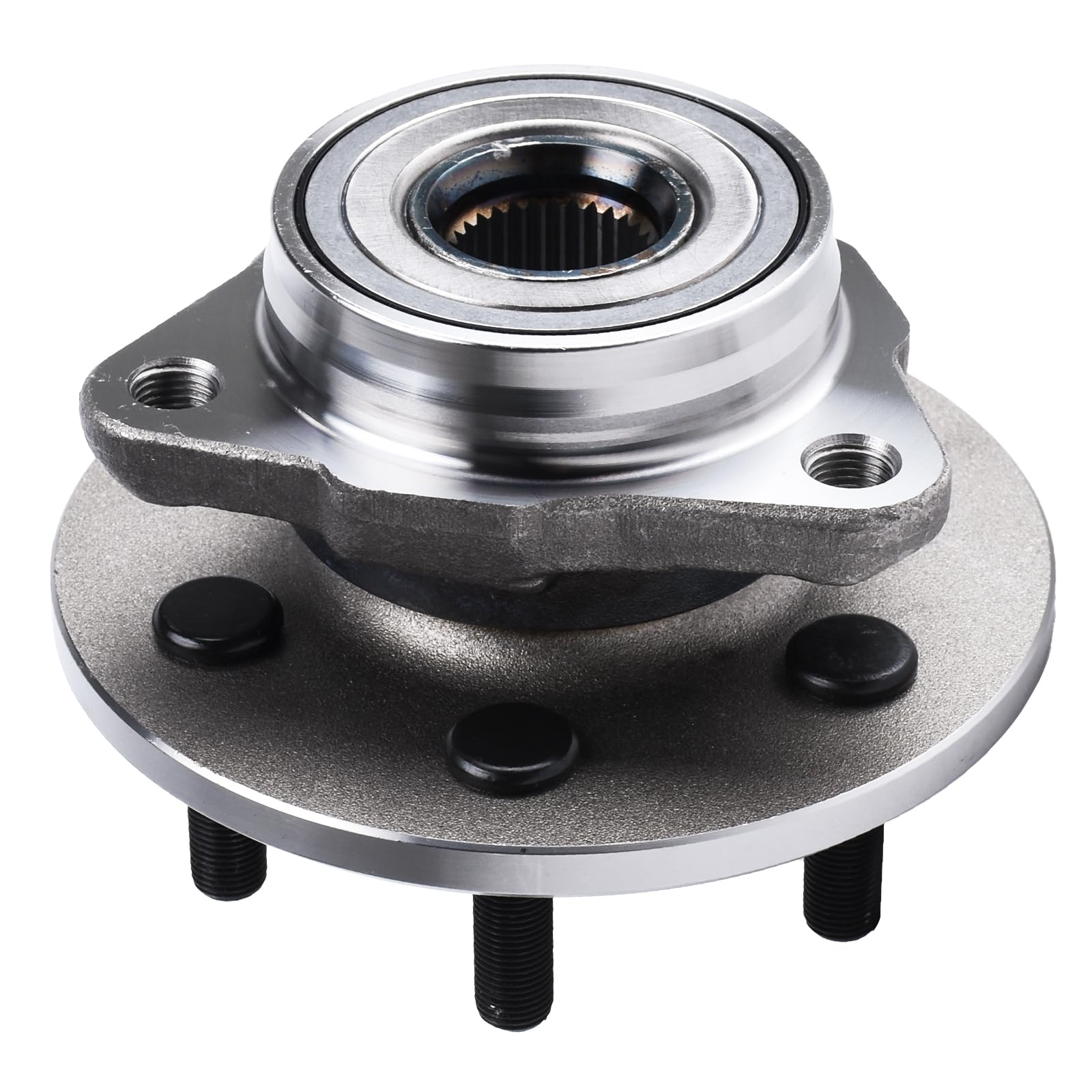Photo 1 of Autoround 515007 4WD Front Wheel Bearing and Hub Assembly Compatible with Dodge 1997-2004 Dakota, 1998-2003 Durango, 6 Lugs Non ABS
