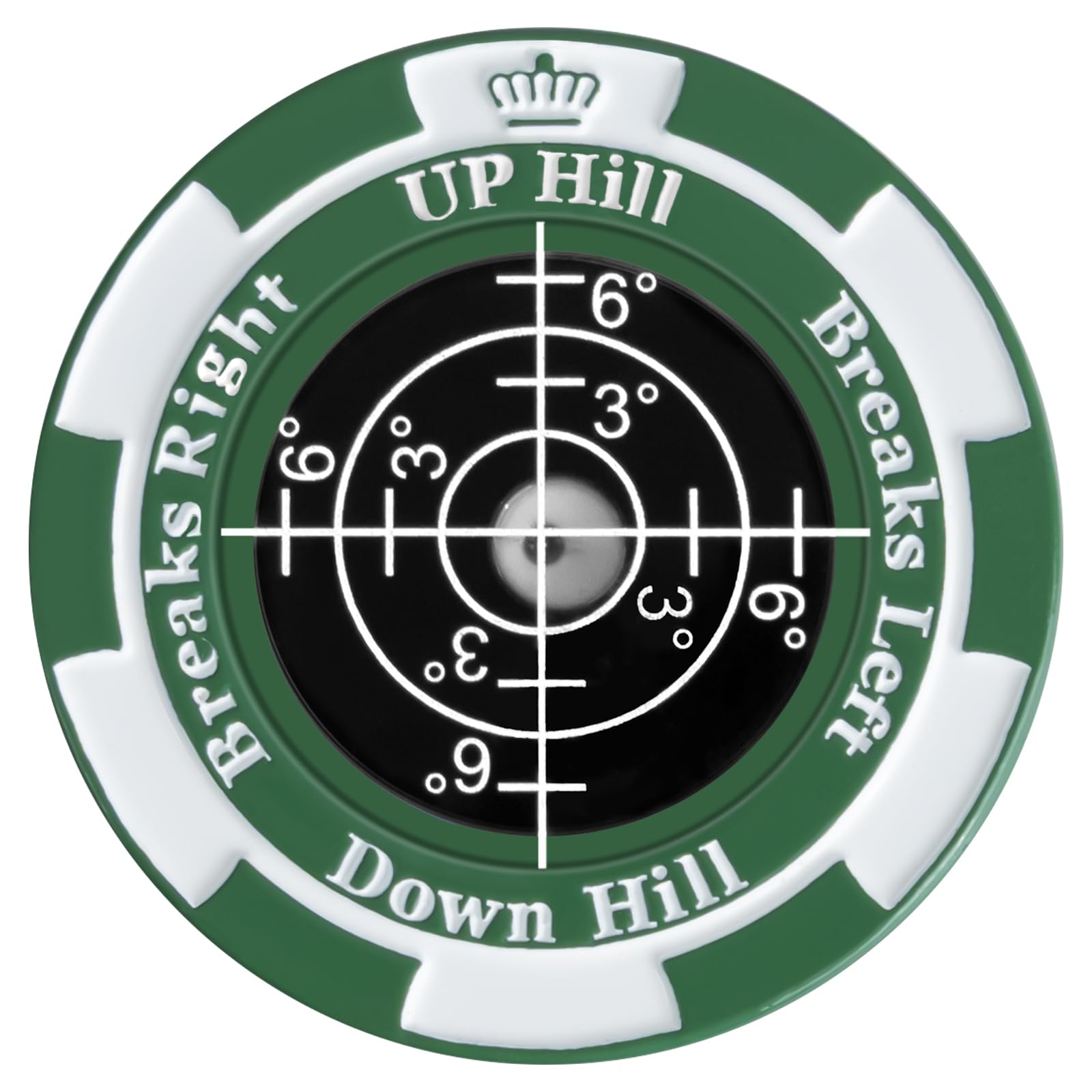 SlopeMaster ProGreen Reader - Golf Ball Marker with High Precision Green Reading Aid Golf Accessories for Men Women