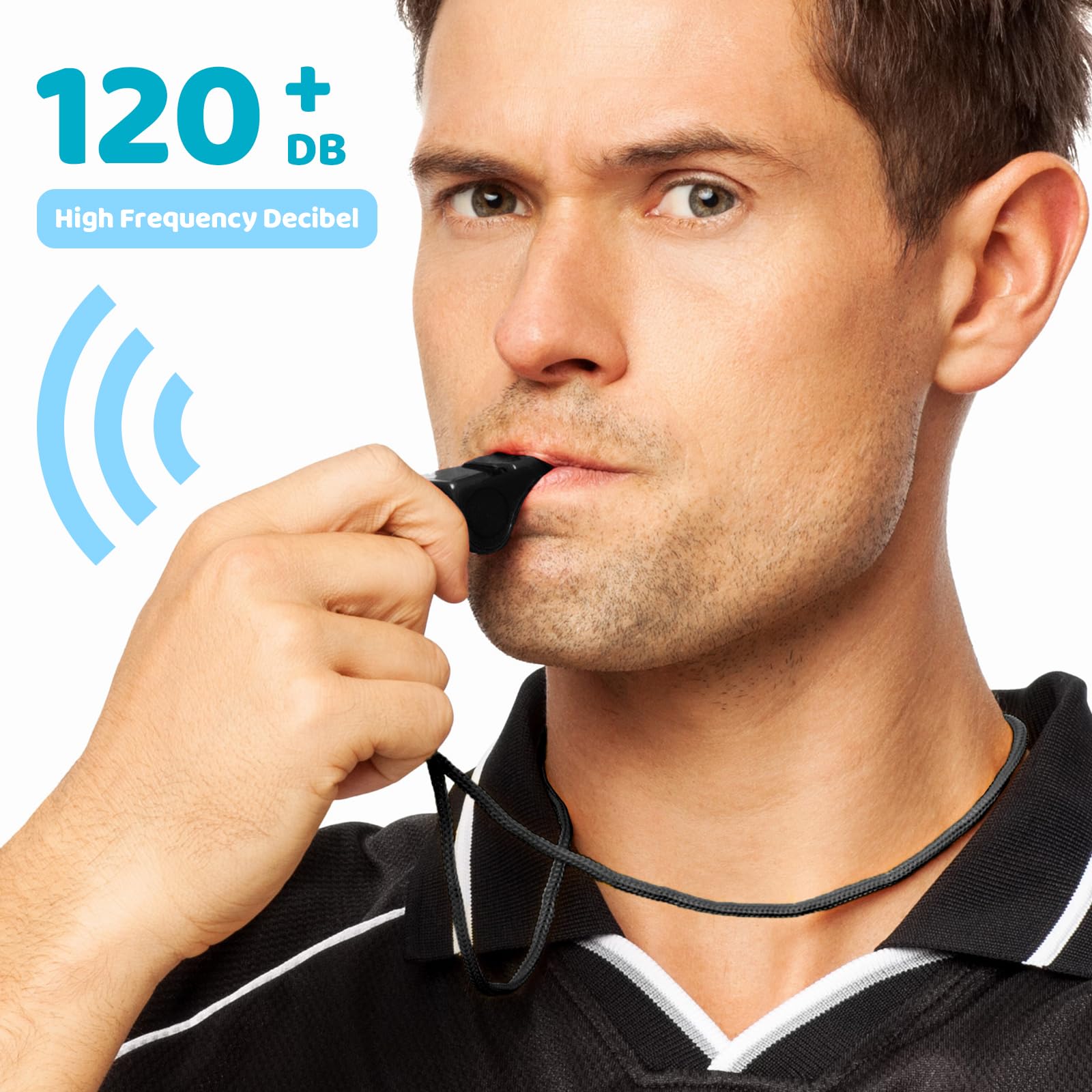 Mototo 72/144/200 Stück Kunststoffpfeife für Trainer mit Umhängeband, lauter, knackiger Klang, Sportschiedsrichterpfeife, mehrfarbig, für Erwachsene, Trainer, Schiedsrichter, Lehrer, Beamte